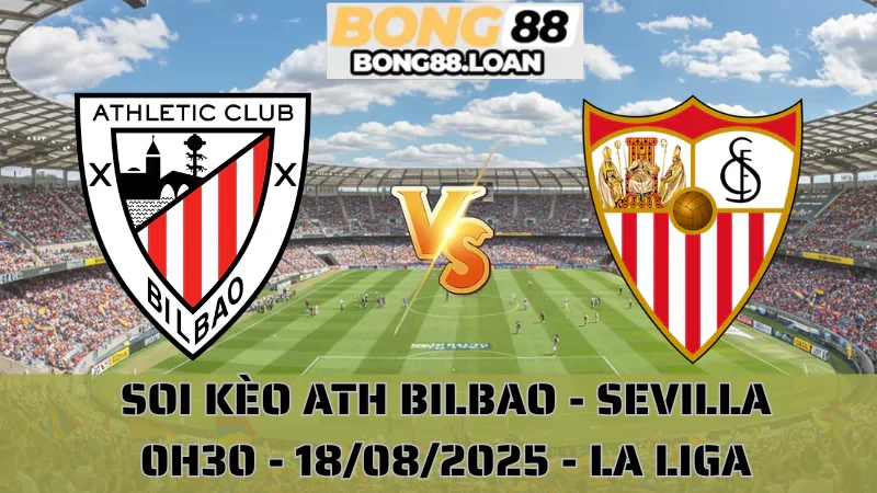 Soi Kèo Ath Bilbao vs Sevilla - La Liga 18/08/2025